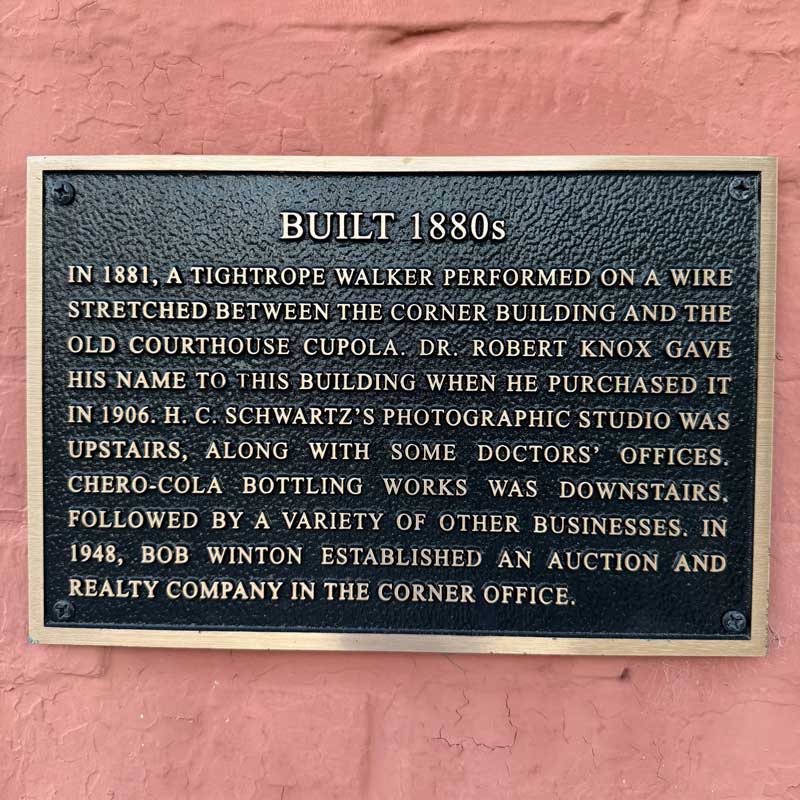 Knox Building Historical Marker Winchester